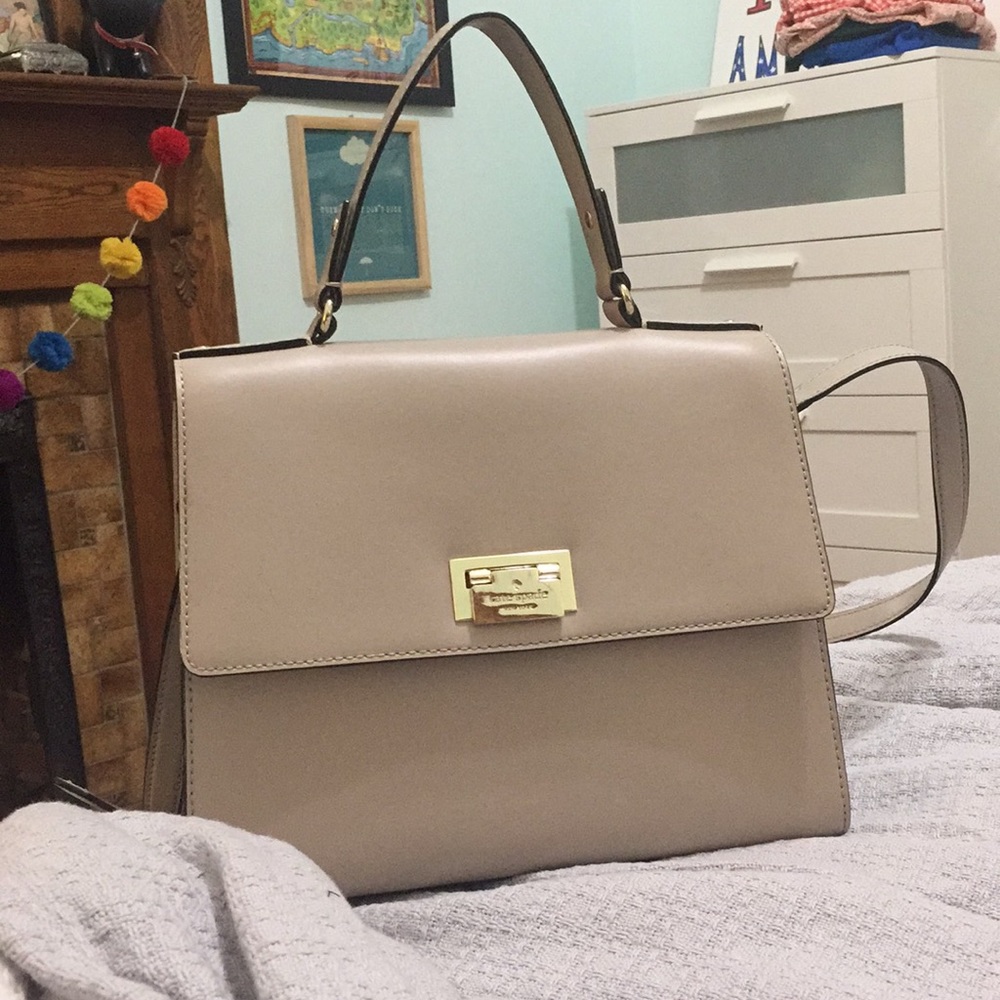 Kate Spade New York Tan/Beige Midsize Bag